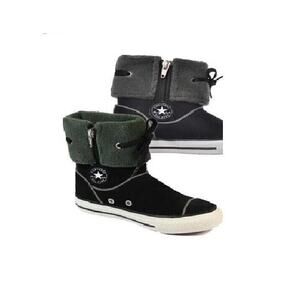 Converse Womens Chuck Taylor All Star Suede Leather Ankle Boots Size 7 Pull On
